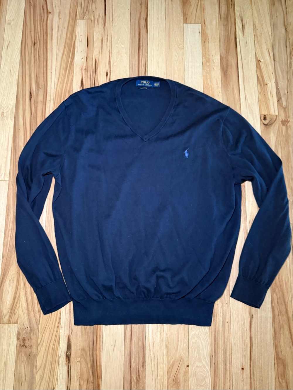 Polo Ralph Lauren 100% Pima Cotton V-Neck Sweater